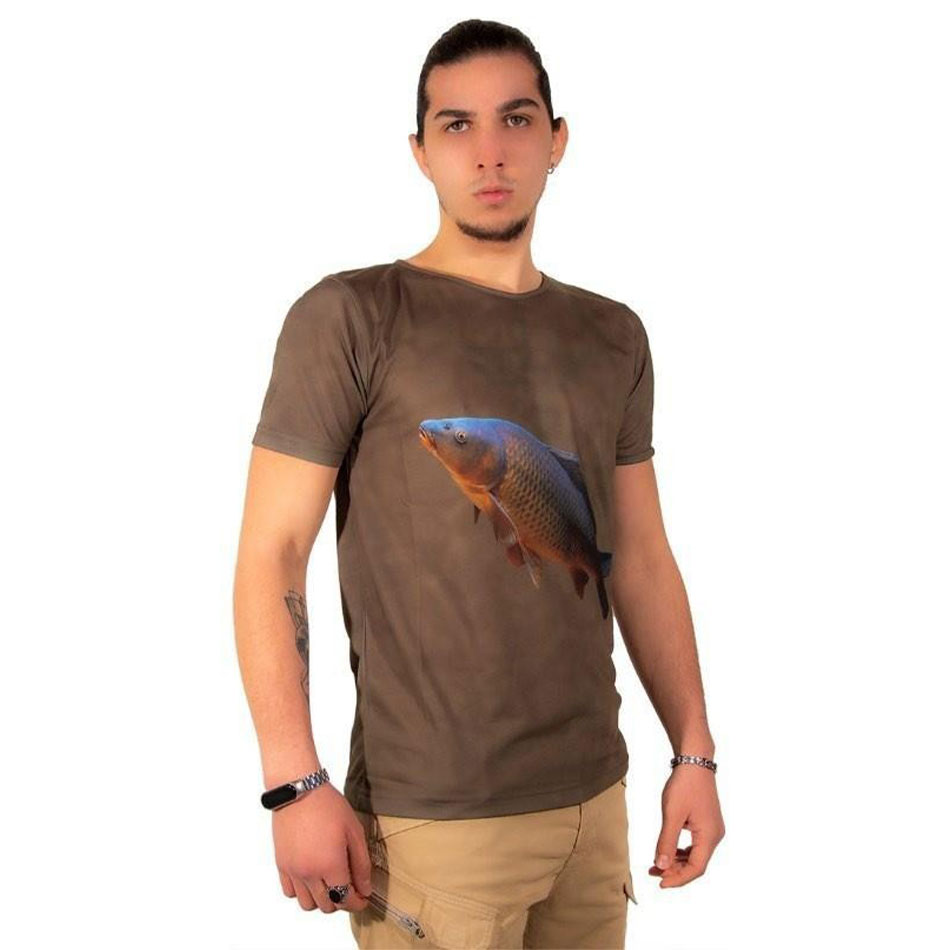Balık Baskılı T-Shirt